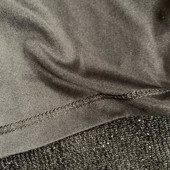 Zara Black Sparkly Overall Jumper Size L - Picture 11 of 14